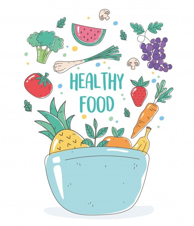 Ilustrasi Edukasi Mood dan Makanan